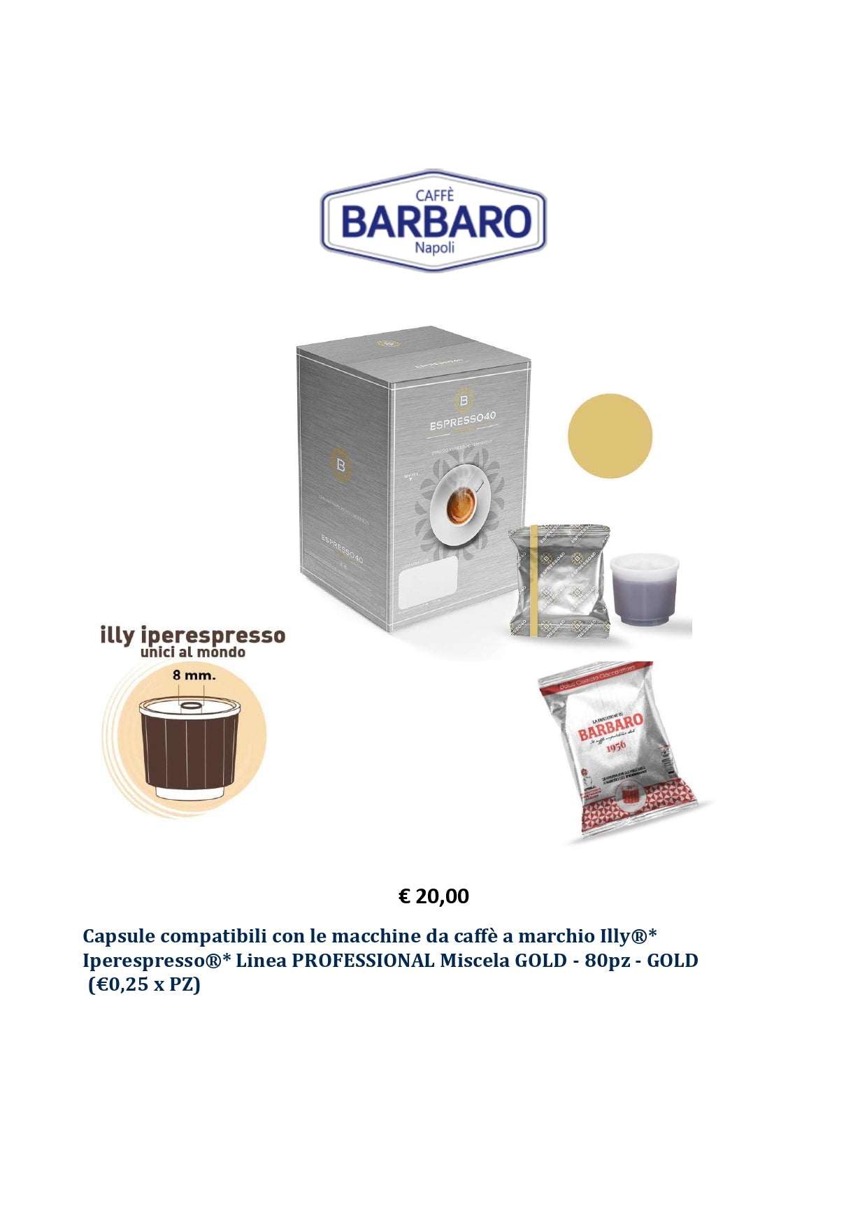 Caffe' Barbaro illy