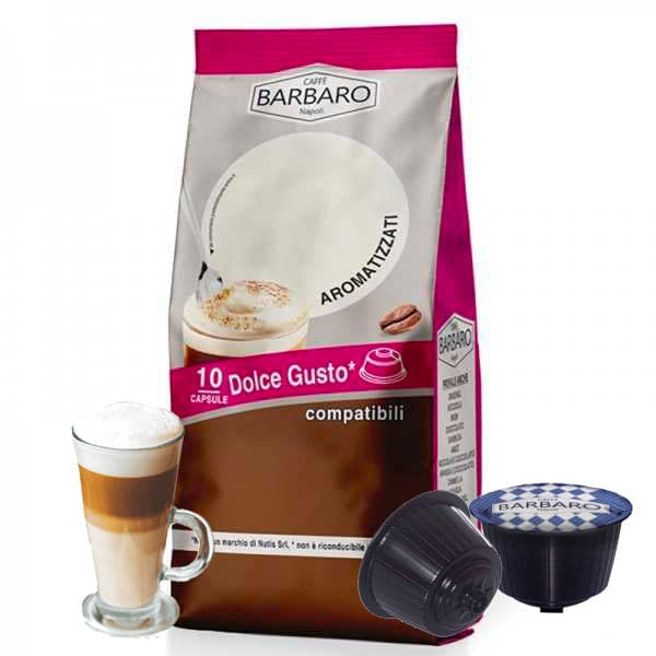 Capsule Caffè Barbaro compatibili con macchine a marchio Nescafé®* Dolce Gusto®* - 10pz - Mokaccino