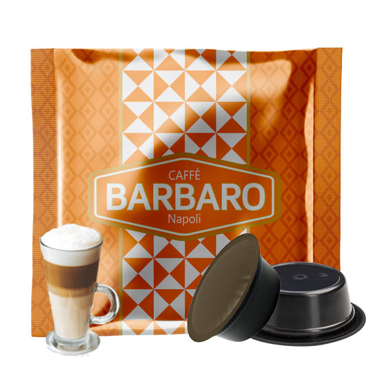 Capsule Caffè Barbaro compatibili con macchine a marchio Lavazza®* A Modo mio®* Solubili - 10pz - Mokaccino